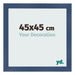Bilderrahmen 45x45cm Dunkelblau Gewischt MDF Pisa Vorne Messe | Yourdecoration.de