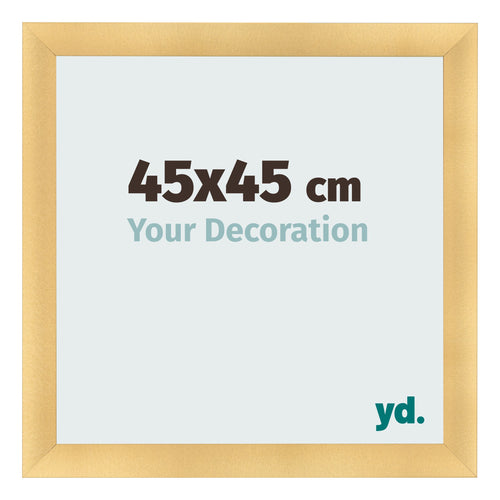 Bilderrahmen 45x45cm Gold Vintage MDF Pisa Vorne Messe | Yourdecoration.de