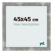 Bilderrahmen 45x45cm Metall Vintage MDF Pisa Vorne Messe | Yourdecoration.de