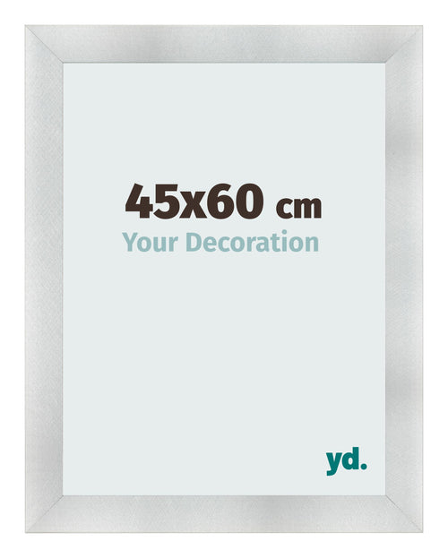 Bilderrahmen 45x60cm Aluminium Gebürstet MDF Pisa Vorne Messe | Yourdecoration.de