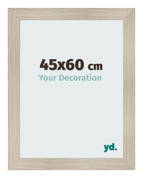 Bilderrahmen 45x60cm Eiche Rustikal MDF Pisa Vorne Messe | Yourdecoration.de