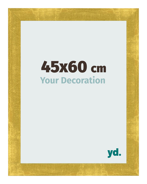 Bilderrahmen 45x60cm Gold Vintage MDF Pisa Vorne Messe | Yourdecoration.de