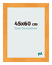 Bilderrahmen 45x60cm Orange MDF Pisa Vorne Messe | Yourdecoration.de