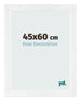 Bilderrahmen 45x60cm Weiß Vintage MDF Pisa Vorne Messe | Yourdecoration.de