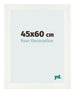 Bilderrahmen 45x60cm Weiß Vintage MDF Pisa Vorne Messe | Yourdecoration.de