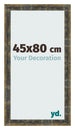 Bilderrahmen 45x80cm Blau Gold Meliert MDF Pisa Vorne Messe | Yourdecoration.de