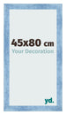 Bilderrahmen 45x80cm Hellblau Gewischt MDF Pisa Vorne Messe | Yourdecoration.de
