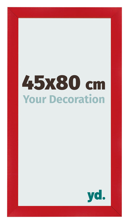 Bilderrahmen 45x80cm Rot MDF Pisa Vorne Messe | Yourdecoration.de