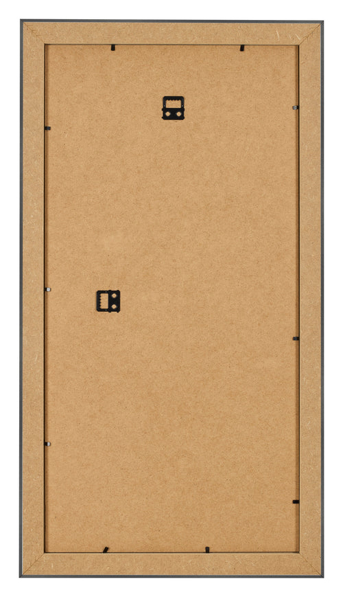 Bilderrahmen 45x80cm Schwarz Silber Poliert MDF Pisa Ruckseite | Yourdecoration.de