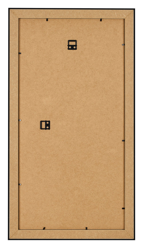 Bilderrahmen 45x80cm Schwarz Silber Poliert MDF Pisa Ruckseite | Yourdecoration.de