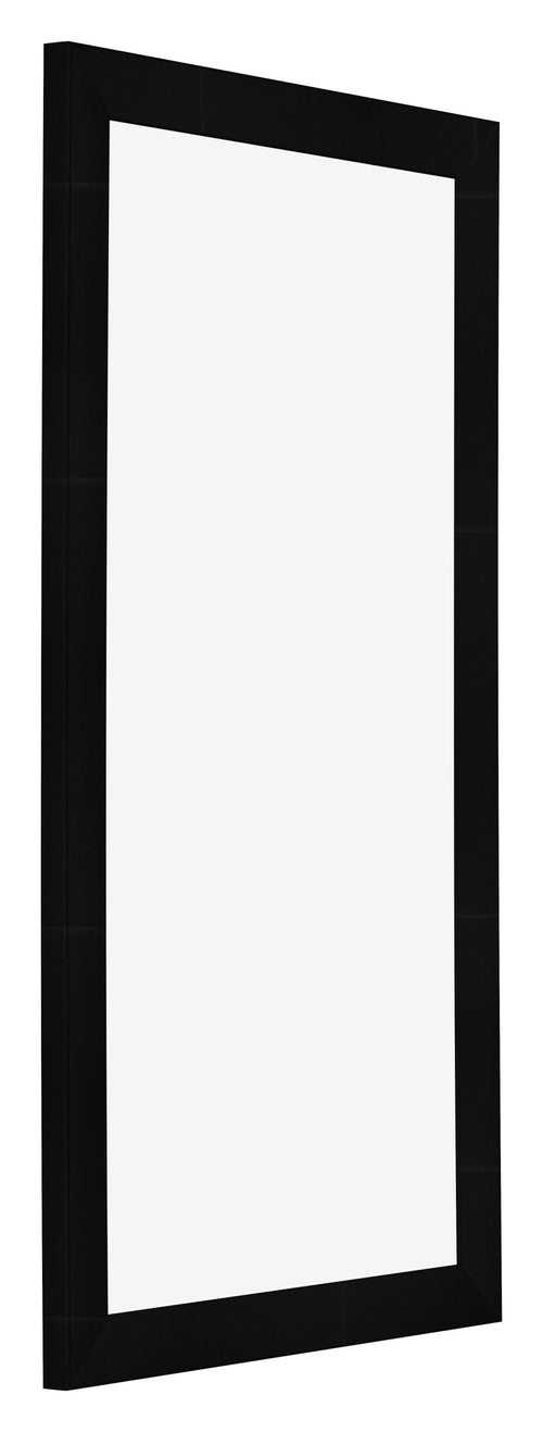 Bilderrahmen 45x80cm Schwarz Silber Poliert MDF Pisa Vorne Schrag | Yourdecoration.de