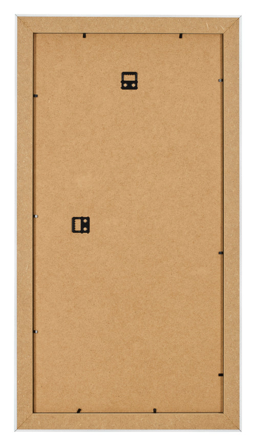 Bilderrahmen 45x80cm Silber Schwarz Gewischt MDF Pisa Ruckseite | Yourdecoration.de