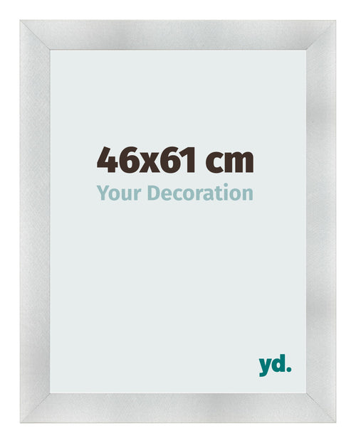 Bilderrahmen 46x61cm Aluminium Gebürstet MDF Pisa Vorne Messe | Yourdecoration.de