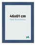 Bilderrahmen 46x61cm Dunkelblau Gewischt MDF Pisa Vorne Messe | Yourdecoration.de