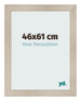 Bilderrahmen 46x61cm Eiche Rustikal MDF Pisa Vorne Messe | Yourdecoration.de