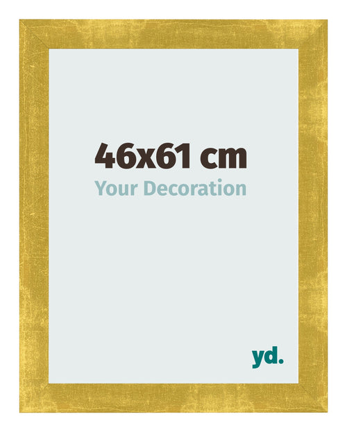 Bilderrahmen 46x61cm Gold Vintage MDF Pisa Vorne Messe | Yourdecoration.de