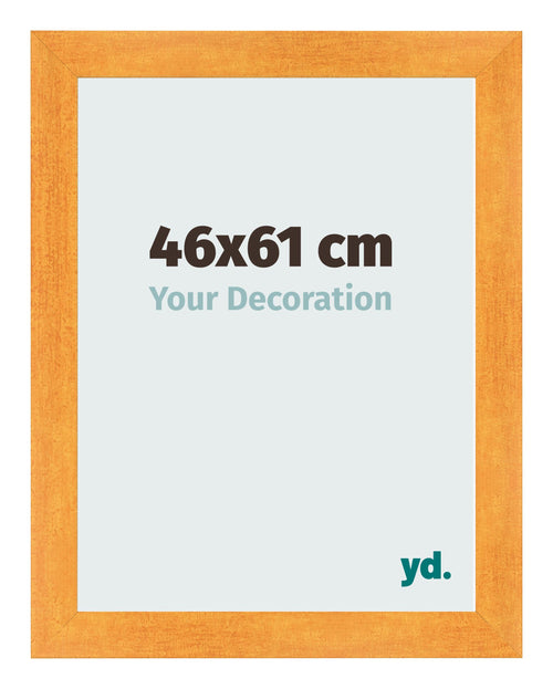 Bilderrahmen 46x61cm Orange MDF Pisa Vorne Messe | Yourdecoration.de