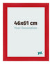 Bilderrahmen 46x61cm Rot MDF Pisa Vorne Messe | Yourdecoration.de