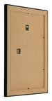 Bilderrahmen 46x61cm Schwarz Silber Poliert MDF Pisa Ruckseite Schrag | Yourdecoration.de