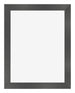 Bilderrahmen 46x61cm Schwarz Silber Poliert MDF Pisa Vorne | Yourdecoration.de