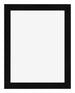 Bilderrahmen 46x61cm Schwarz Silber Poliert MDF Pisa Vorne | Yourdecoration.de