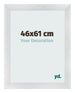 Bilderrahmen 46x61cm Silber Schwarz Gewischt MDF Pisa Vorne Messe | Yourdecoration.de