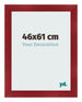 Bilderrahmen 46x61cm Weinrot Gewischt MDF Pisa Vorne Messe | Yourdecoration.de