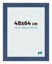 Bilderrahmen 48x64cm Dunkelblau Gewischt MDF Pisa Vorne Messe | Yourdecoration.de