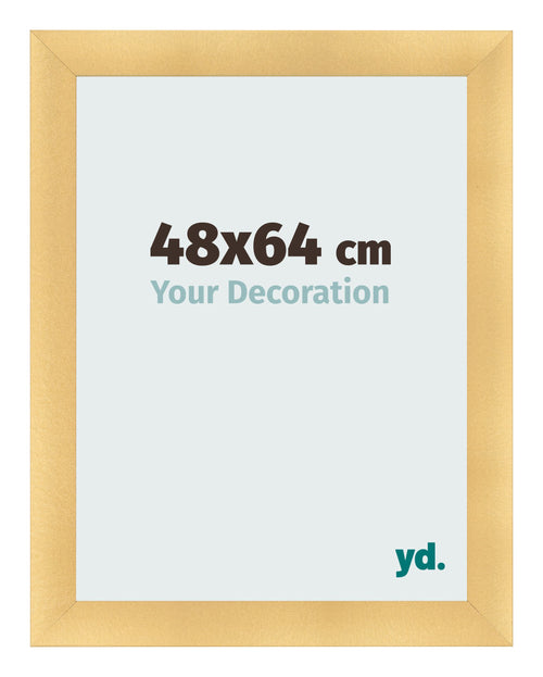 Bilderrahmen 48x64cm Gold Vintage MDF Pisa Vorne Messe | Yourdecoration.de