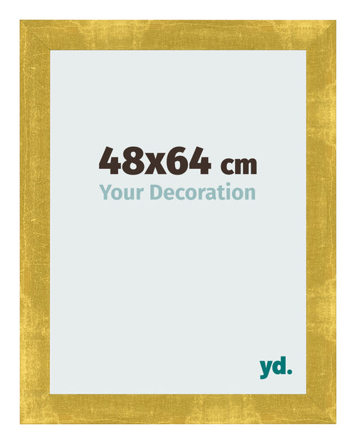 Bilderrahmen 48x64cm Gold Vintage MDF Pisa Vorne Messe | Yourdecoration.de