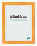 Bilderrahmen 48x64cm Orange MDF Pisa Vorne Messe | Yourdecoration.de