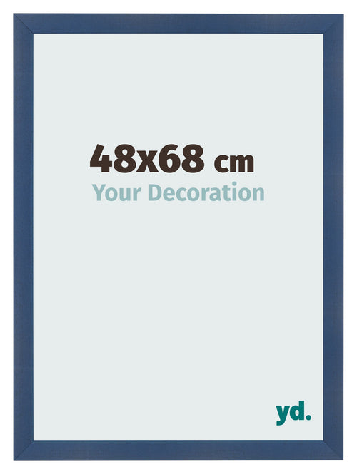Bilderrahmen 48x68cm Dunkelblau Gewischt MDF Pisa Vorne Messe | Yourdecoration.de