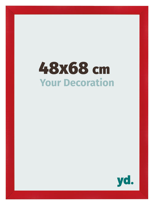 Bilderrahmen 48x68cm Rot MDF Pisa Vorne Messe | Yourdecoration.de