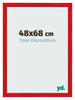 Bilderrahmen 48x68cm Rot MDF Pisa Vorne Messe | Yourdecoration.de