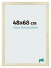 Bilderrahmen 48x68cm Sonoma Eiche MDF Pisa Vorne Messe | Yourdecoration.de