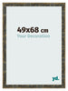 Bilderrahmen 49x68cm Blau Gold Meliert MDF Pisa Vorne Messe | Yourdecoration.de