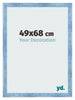 Bilderrahmen 49x68cm Hellblau Gewischt MDF Pisa Vorne Messe | Yourdecoration.de