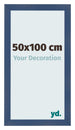 Bilderrahmen 50x100cm Dunkelblau Gewischt MDF Pisa Vorne Messe | Yourdecoration.de