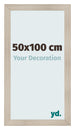 Bilderrahmen 50x100cm Eiche Rustikal MDF Pisa Vorne Messe | Yourdecoration.de