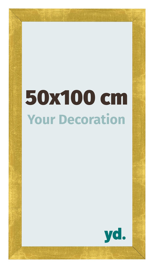 Bilderrahmen 50x100cm Gold Vintage MDF Pisa Vorne Messe | Yourdecoration.de