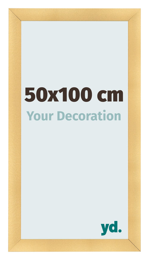 Bilderrahmen 50x100cm Gold Vintage MDF Pisa Vorne Messe | Yourdecoration.de