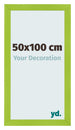 Bilderrahmen 50x100cm Grün MDF Pisa Vorne Messe | Yourdecoration.de