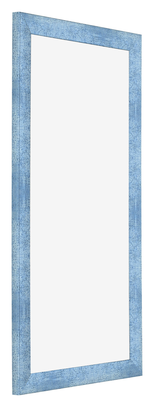 Bilderrahmen 50x100cm Hellblau Gewischt MDF Pisa Vorne Schrag | Yourdecoration.de