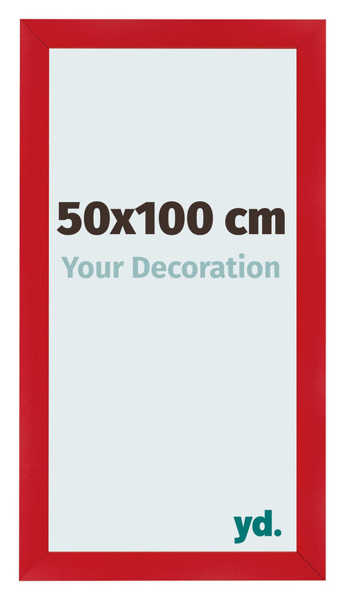 Bilderrahmen 50x100cm Rot MDF Pisa Vorne Messe | Yourdecoration.de