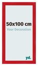 Bilderrahmen 50x100cm Rot MDF Pisa Vorne Messe | Yourdecoration.de