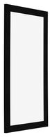 Bilderrahmen 50x100cm Schwarz Silber Poliert MDF Pisa Vorne Schrag | Yourdecoration.de