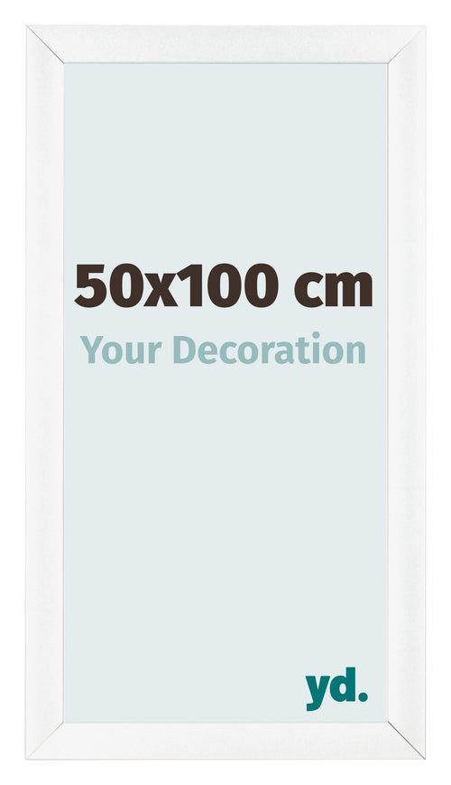 Bilderrahmen 50x100cm Weiß Vintage MDF Pisa Vorne Messe | Yourdecoration.de