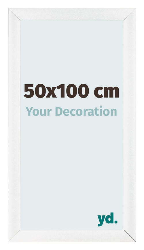 Bilderrahmen 50x100cm Weiß Vintage MDF Pisa Vorne Messe | Yourdecoration.de