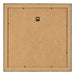 Bilderrahmen 50x50cm Blau Gold Meliert MDF Pisa Ruckseite | Yourdecoration.de