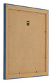 Bilderrahmen 50x50cm Dunkelblau Gewischt MDF Pisa Ruckseite Schrag | Yourdecoration.de